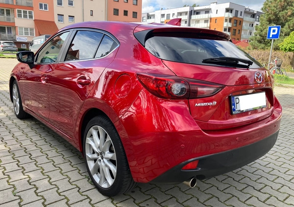 Mazda 3 cena 48800 przebieg: 194000, rok produkcji 2014 z Leszno małe 407